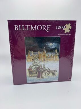 Christmas at the Biltmore estate jigsaw 1000 piece puzzle Teresa Pennington